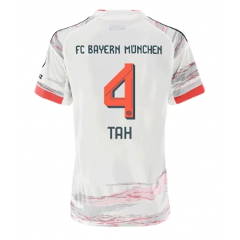 Billige Fotballdrakt Bayern Munich Jonathan Tah #4 Replika Bortedrakt Dame 2025-26 Kortermet